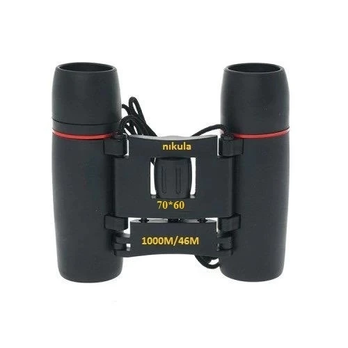 70x60  Cepte Taşımalı Kauçuk Kaplamalı Mini Dürbün Mavi - 2