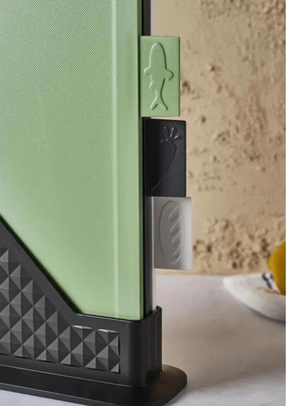 Forest 4 Parça Standlı Kesme Tahtası Set - 4