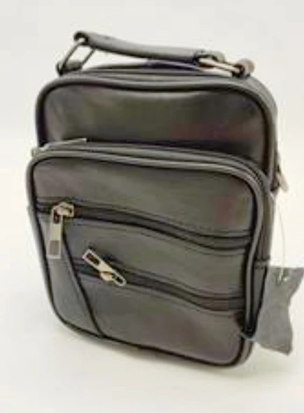 Monalisa Home Erkek Lüks  Siyah Renk Küçük Boy Bol Bölmeli El Çantası ürün görseli 1