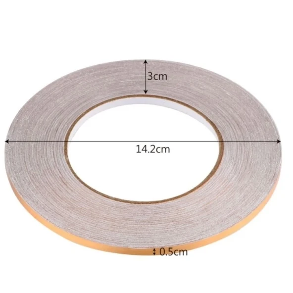 0.5 Cm 50 Metre Gold Fayans Arası Şerit Bant - 3