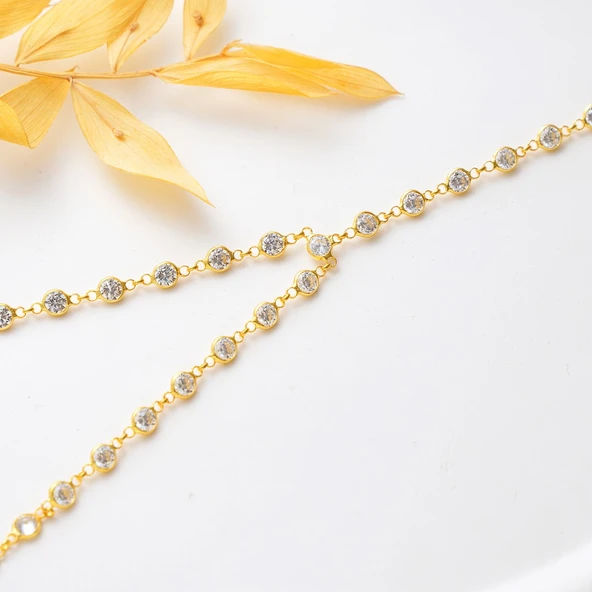 925 ayar gümüş zirkon taşlı tamtur şahmeran - Resim 5