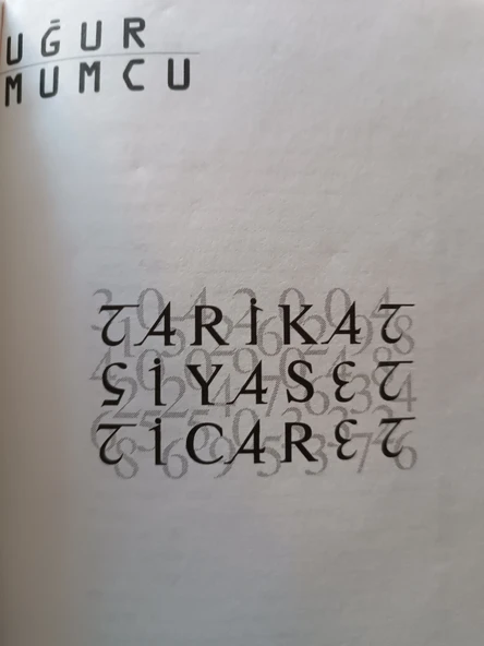 Tarikat, Siyaset, Ticaret - Uğur Mumcu - 3