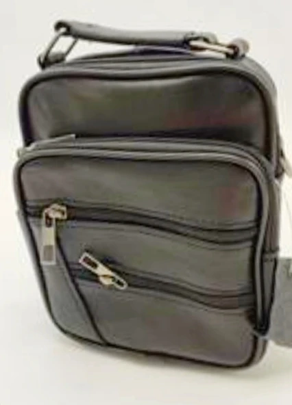 Monalisa Home Erkek Lüks  Siyah Renk Küçük Boy Bol Bölmeli El Çantası ürün görseli 1