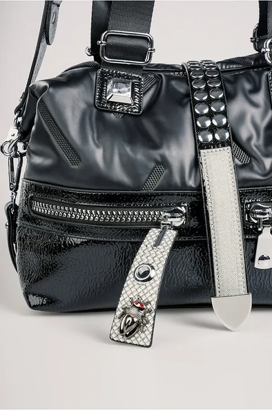 Çcs Lüks 18010 Siyah El ve Omuz Çantası - Resim 5