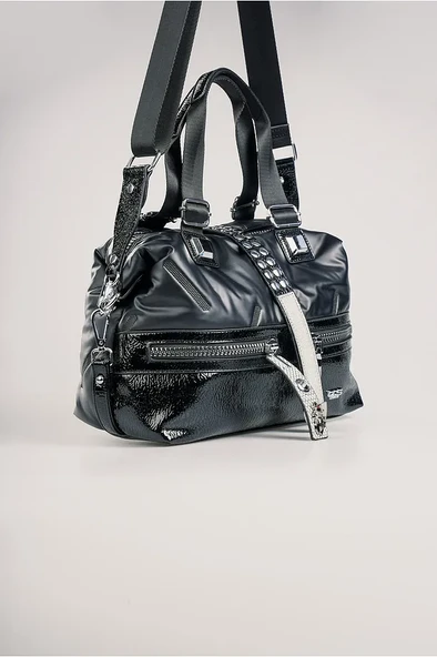 Çcs Lüks 18010 Siyah El ve Omuz Çantası - Resim 3