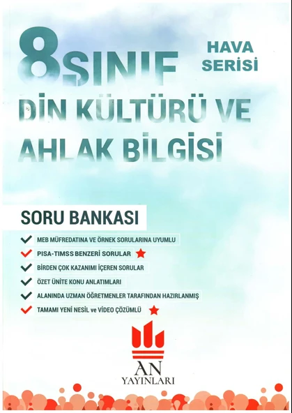 An 8.Sınıf Din Kültürü ve Ahlak Bilgisi Soru Bankası