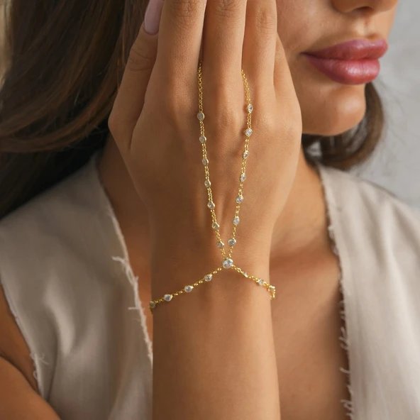 925 ayar gümüş zirkon taşlı seyrek tamtur açık parmak şahmeran