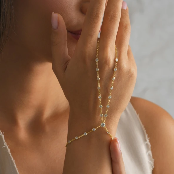 925 ayar gümüş zirkon taşlı seyrek tamtur açık parmak şahmeran - 5