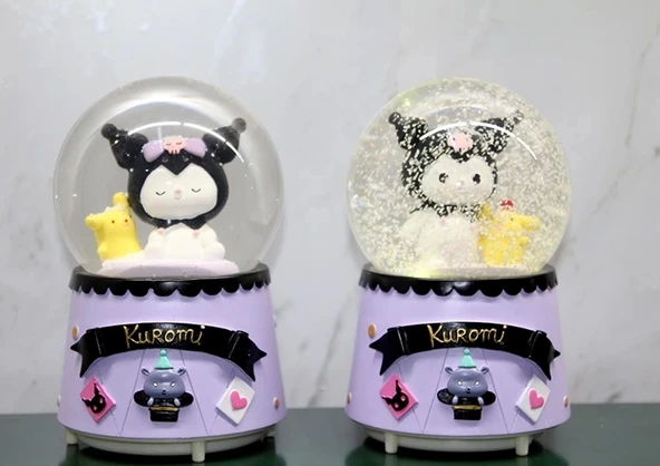 Kuromi Işıklı Müzikli Kar Küresi Orta Boy Alk3044 ürün görseli