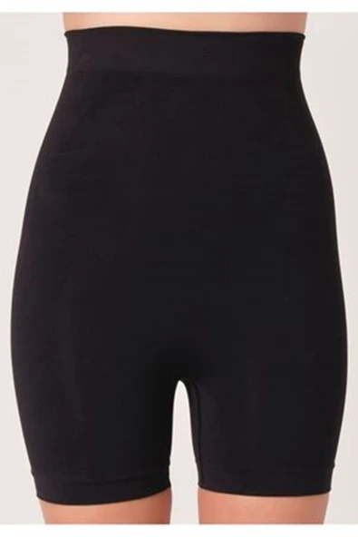 Siyah Kadın Kalça Kaldırıcı Dikişsiz Korse ürün görseli