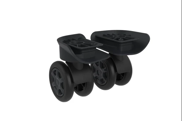 Keo-Plus PP Valiz Tekerleği Sağ ve Sol Siyah Renk ürün görseli