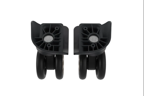 Keo-Plus PP Valiz Tekerleği Sağ ve Sol Siyah Renk - Resim 4