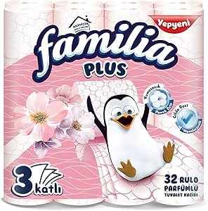 Familia Tuvalet Kağıdı 3 Katlı Pembe Kokulu Parfümlü 32 Adet ürün görseli