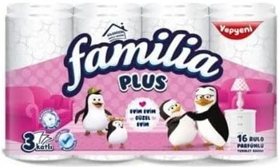 Familia Tuvalet Kağıdı Plus Güzel Evim Serisi 16'Lı ürün görseli