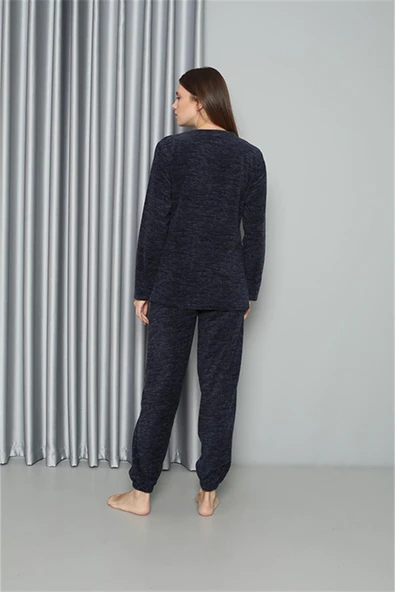 Moda Çizgi Welsoft Polar Kadın Pijama Takımı 8517 - 6