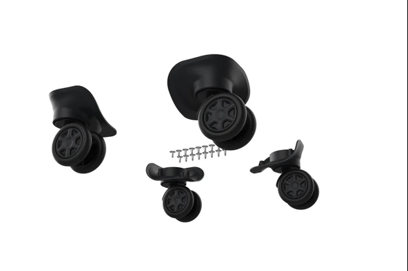 Keo-Plus ABS Valiz Tekerleği Çift Teker Siyah Renk - Resim 2