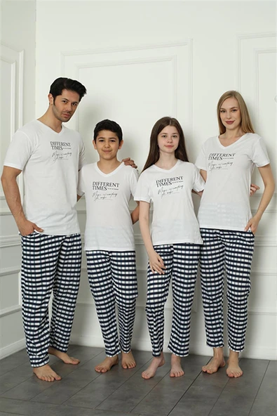 Moda Çizgi Aile Penye Pijama Takım (anne - kız ) 50113 Ayrı Ayrı Satılır . Fiyatları Farklıdır ürün görseli