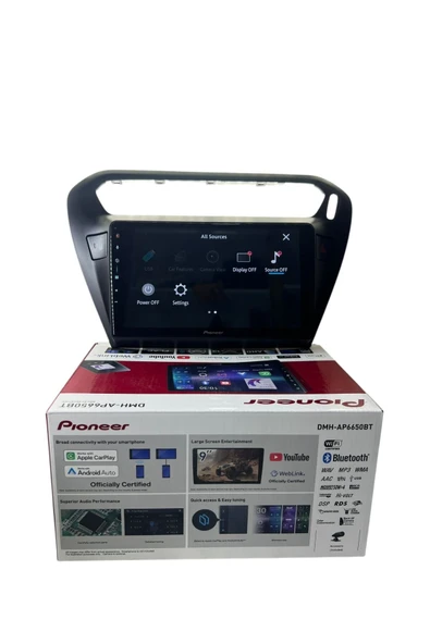 Pejo 301 -Citroen C-elyse (Siyah) PİONEER 4-64 TAM PROFESYONEL OEM MULTİMEDİA - 3