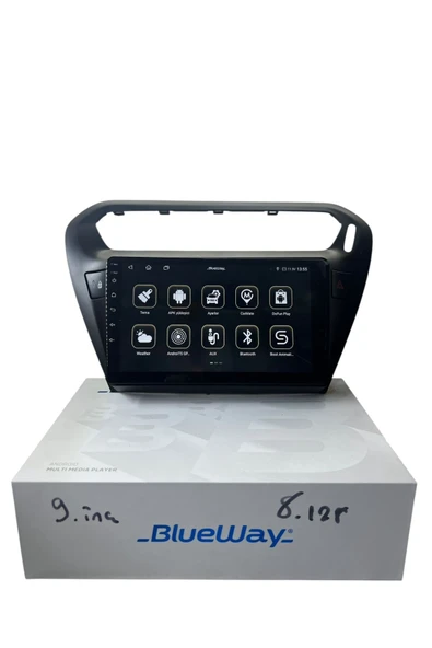 Pejo 301 -Citroen C-elyse (Siyah) BLUEWAY 8-128 TAM PROFESYONEL OEM MULTİMEDİA - 2