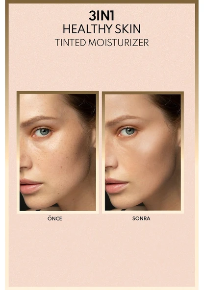Note Cosmetics Cosmetics 3 in 1 Healthy Skin Tinted Moisturizer SPF50 Renk Ton Eşitleyici Aydınlatıcı Krem 30 ML - 2
