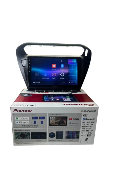 Pejo 301 -Citroen C-elyse (Siyah) PİONEER 4-64 TAM PROFESYONEL OEM MULTİMEDİA