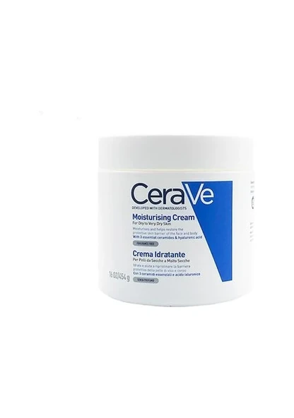 Cerave Moisturising Kuru ve Çok Kuru Ciltler İçin Nemlendirici Bakım Kremi 454 G