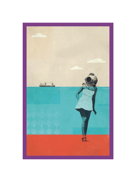Renkli Ve Neşeli Tasarımlar  Dekoratif Hediye Not Kartı Ve Kartpostal  10x15 Cm - 1
