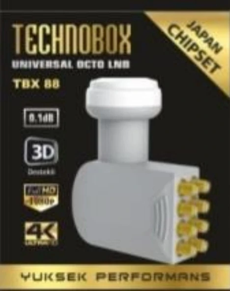10 ADET TECHNOBOX SEKİZLİ LNB.. ürün görseli