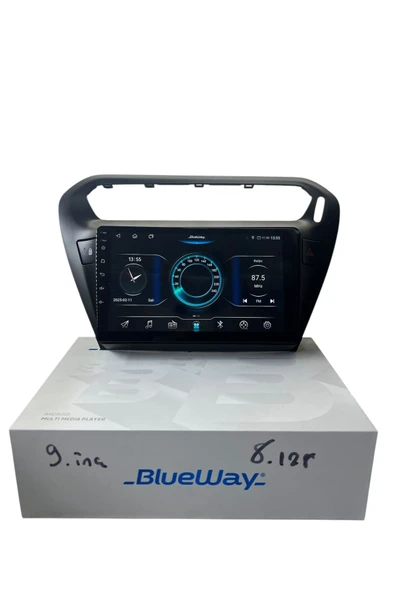 Pejo 301 -Citroen C-elyse (Siyah) BLUEWAY 8-128 TAM PROFESYONEL OEM MULTİMEDİA