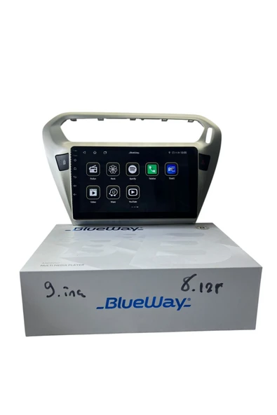 Pejo 301 Citroen C-elyse (Gri) BLUEWAY 8-128 TAM PROFESYONEL OEM MULTİMEDİA - 3
