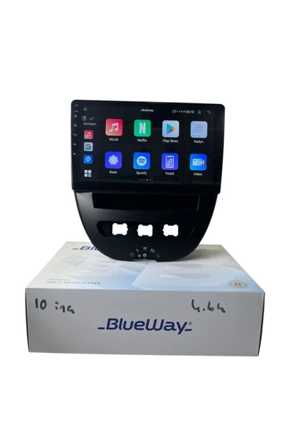 Peugeot 107 BLUEWAY 4-64 PROFESYONEL OEM MULTİMEDİA - 4
