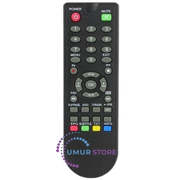 Mersat Extra Mini PVR Uydu Alıcı Kumanda ürün görseli