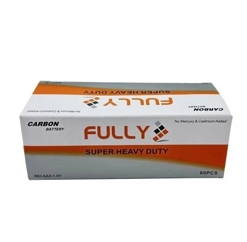 Fully Aaa Süper Heavy Duty İnce Kumanda Pil 60 Adet ürün görseli 1