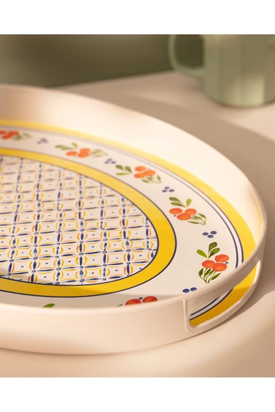 Madame Coco Florus Oval Tepsi ürün görseli 1