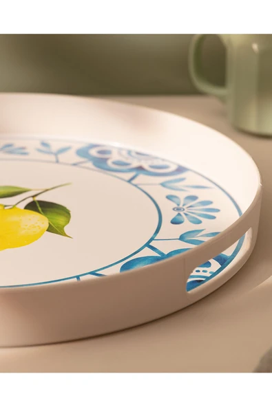 Madame Coco Lemoncha Yuvarlak Tepsi ürün görseli 1