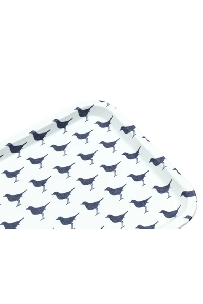 Madame Coco Rêve Bleu Oiseau Dikdörtgen Tepsi - Resim 3