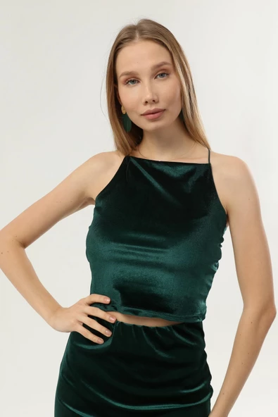 DRR Moda Lastikli Kadife Büstiyer - 10