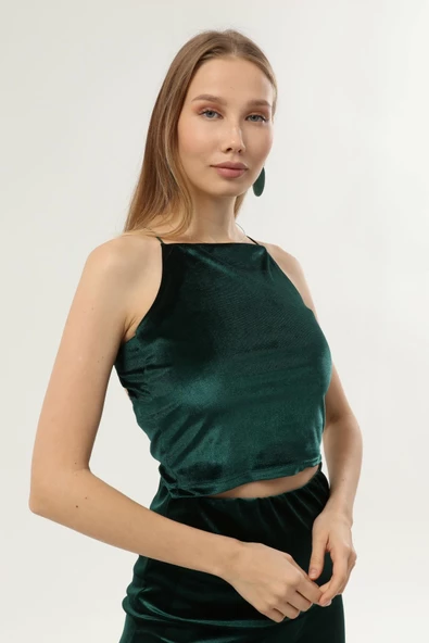 DRR Moda Lastikli Kadife Büstiyer - 12