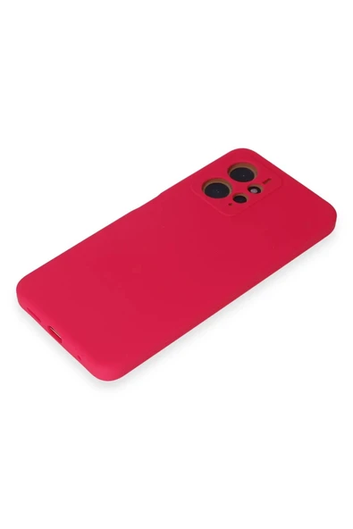 Xiaomi Redmi Note 12 4G Kılıf Nano içi Kadife Silikon - Pembe - 4