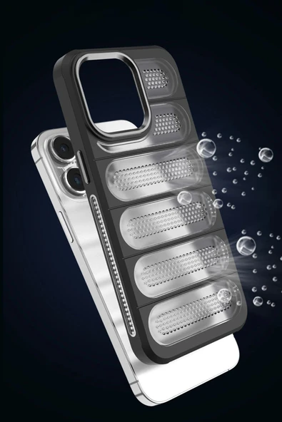 iPhone 14 Pro Max Kılıf Airmax Silikon Kapak - Titan Gri - 4