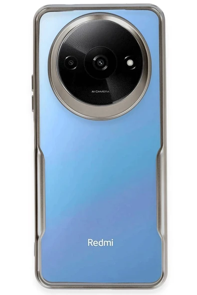Xiaomi Redmi A3 4G Kılıf Boyi Silikon Kapak - Titan Gri