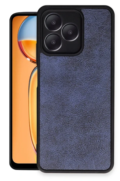 Realme Note 50 4G Kılıf Aras Deri Kapak - Lacivert