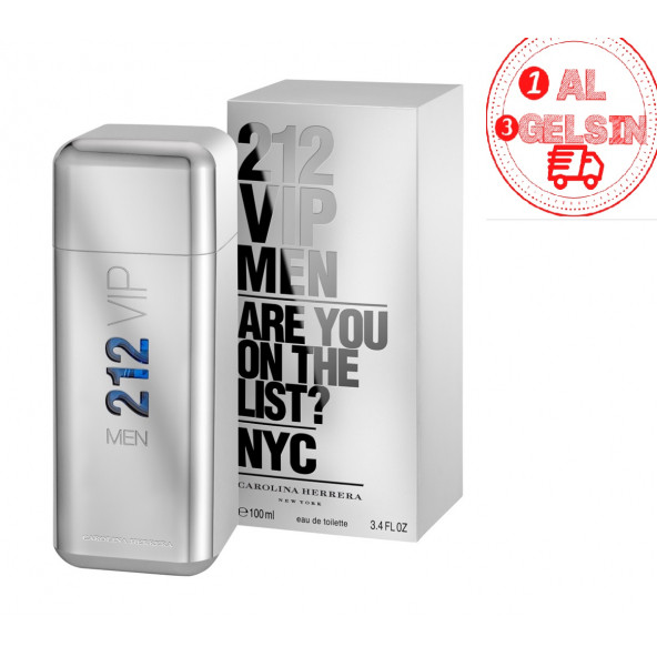 CAROLINA HERRERA 212 VIP EDT 100 ML ERKEK 8411061723760 - 1