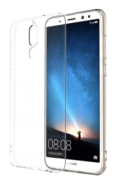 Huawei Mate 10 Lite Kılıf Lüx Şeffaf Silikon - 1