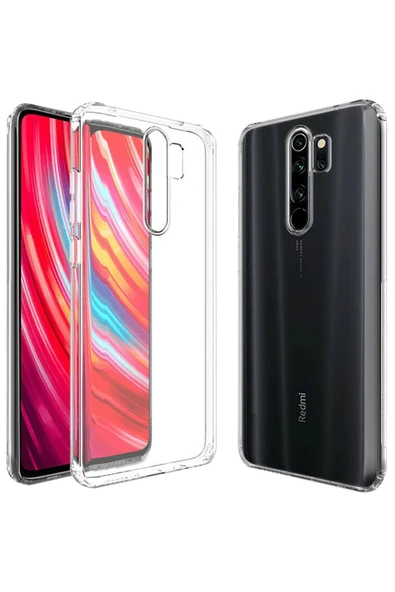 Xiaomi Redmi Note 8 Pro Kılıf Lüx Şeffaf Silikon - 2