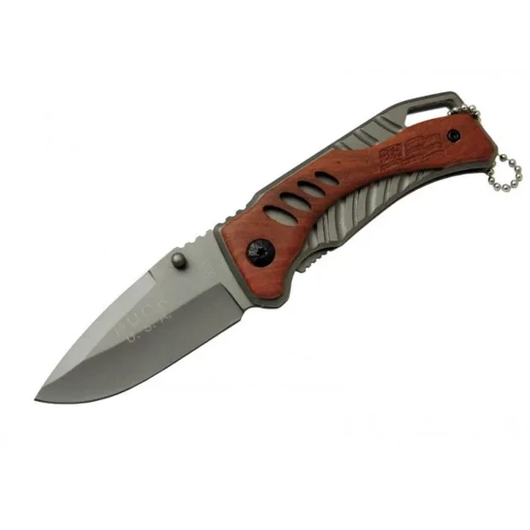 X61 Ahşap Çakı 15,5 Cm Manuel, Kemerlikli