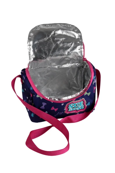 Lugmo 3 Lü İlkokul Çanta Seti Kız Çocuk Çantası Astarlı Love Sue Mor-Pembe - 7