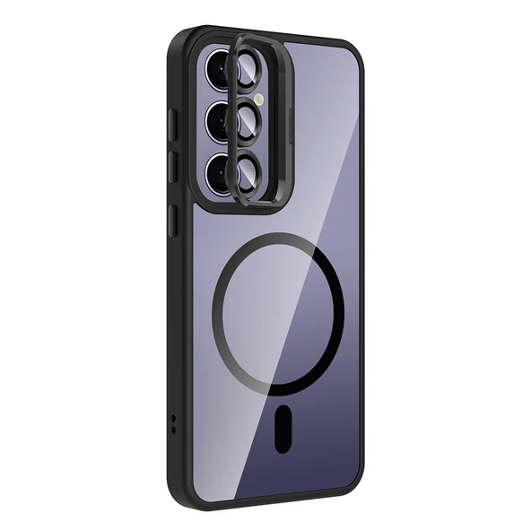 Gpack Samsung Galaxy S24 Plus uyumlu Kılıf Standlı M-Safe Özellikli Etro Kapak  Lens Koruma ürün görseli