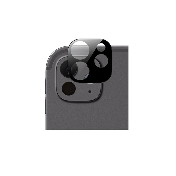Gpack iPad Pro 13 2024 uyumlu Kamera Lens Koruyucu 3D Cam Siyah