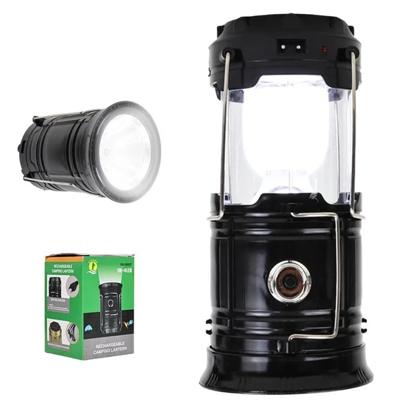 Powermaster Solar Şarjlı Kamp Lambası Sh-5800T 1W 6Led